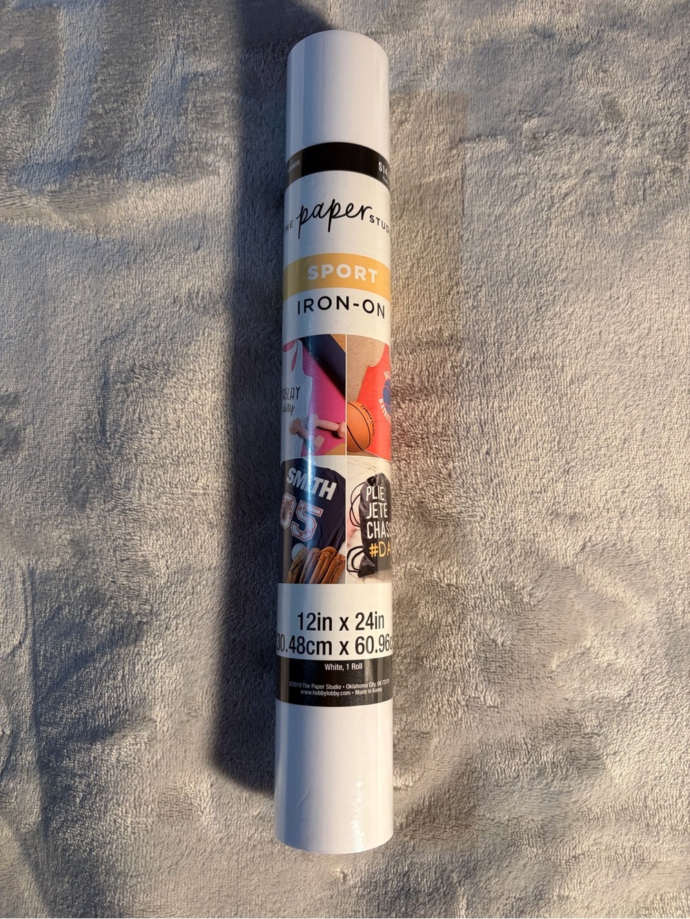 Sport Iron-On Vinyl Roll - Bright White